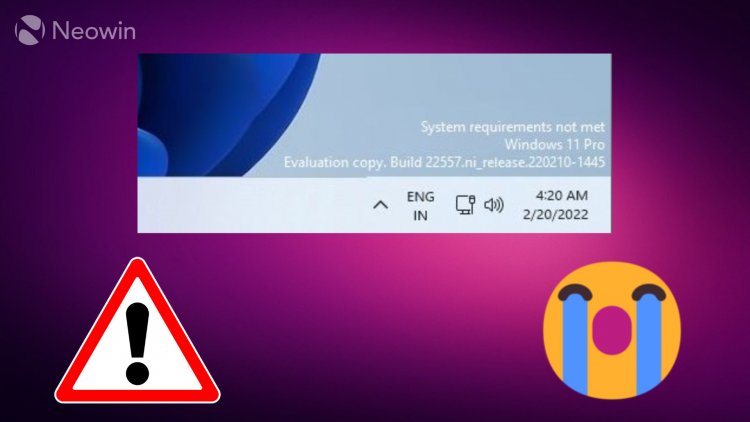 Windows 11 "Sistem gereksinimleri karşılanmadı" yazısı nasıl kaldırılır ?