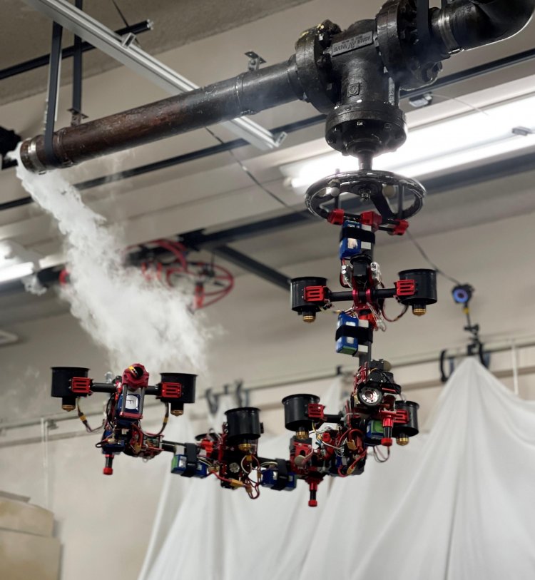 Hava Ejderhası Robotu Kendini Uçan Bir Manipülatöre Dönüştürüyor